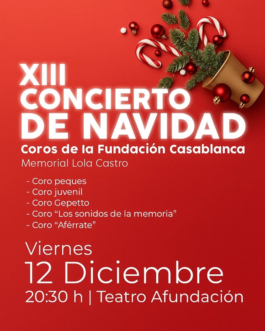 Actuación del Coro Aférrate